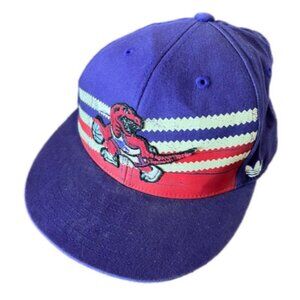 Toronto Raptors Adidas Purple Dinosaur Hat Fitted Flex 6 7/8-7 1/4